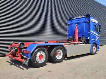 Scania R580 V8 6x2 HIAB HOOKLIFT / RETARDER